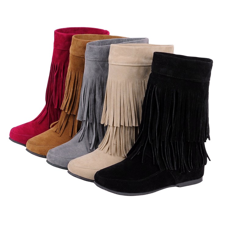 Suede boot women